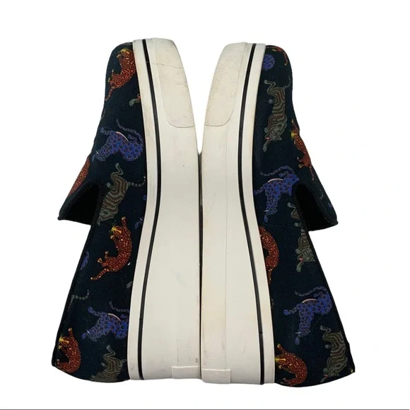 Stella McCartney Black Binx Crouching Cat Platform Loafers Size EU 39 Runs Small - Picture 5 of 10